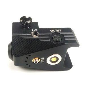 Tactical Mini Gun Laser, Green Laser Sight Gun Laser Scope for Picatinny Rail Pistol Hunting